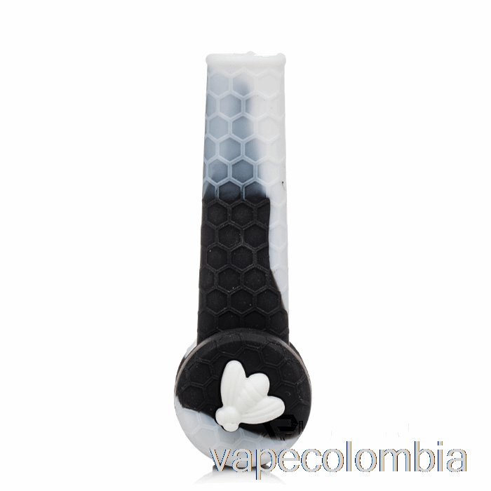 Vape Desechable Stratus Trio Pipa De Silicona Negro Blanco